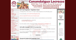 Desktop Screenshot of calacrosse.org